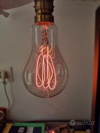 Lampadina filamento carbonio marchio Mazda vintage