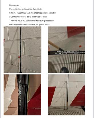 N.4 Lotti per vari tipi di pesche