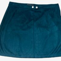 Minigonna color Petrolio Ottanio Primark