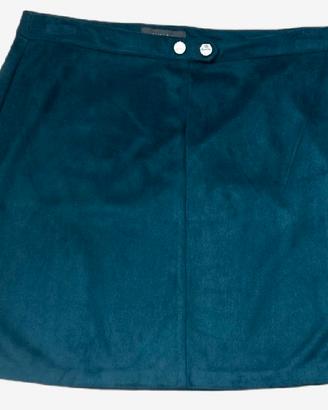 Minigonna color Petrolio Ottanio Primark