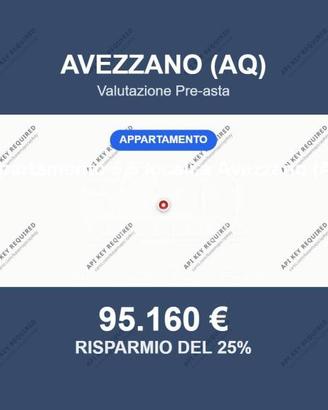 Immobile in asta di 106 m² con box auto a Avezzano