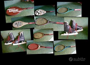 lotto racchette tennis vintage come da elenco