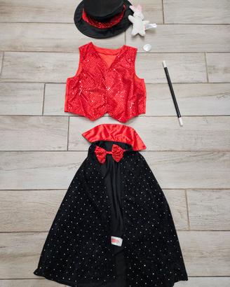 costume da mago carnevale 4-5 anni