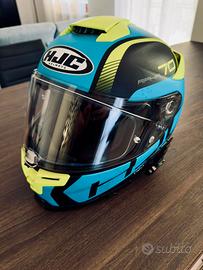 Coppia Caschi HJC RPHA 70 Vias MC2SF + Interfoni M