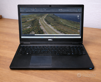 Workstation Dell i7-6820HQ 2.7 SSD 512GB+RAM 16GB