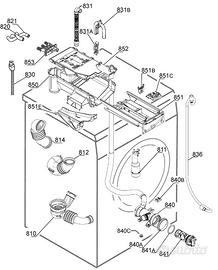 Ricambi lavasciuga AEG 4