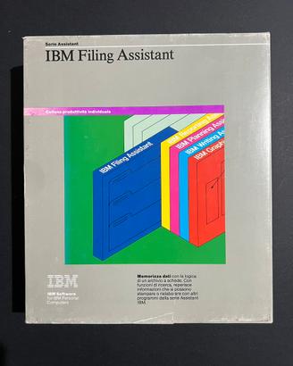 IBM Filing Assistant Vintage Originale Floppy