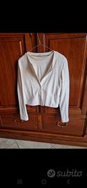 set maglia e cardigan Zara TG M