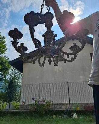 lampadario retrò 
