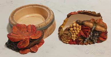 Portatovaglioli e base per bottiglia NADIR