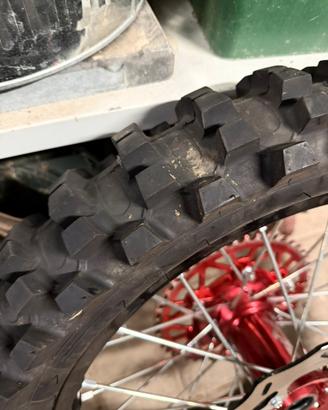 Cerchi+ gomme per moto cross