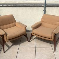 Coppia poltrone anni 70 stile svedese
