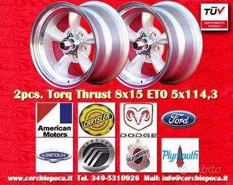 2 pz. cerchi Ford AR 8x15 ET0 Mustang Falcon Fairl