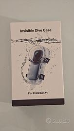 invisible dive case per Insta360 X4