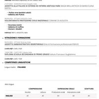 Commessa assistenza familiare