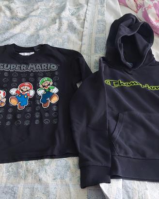 Maglietta piu felpa bimbo