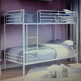 Letto a castello in acciaio
