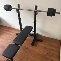 Bilancere decathlon 155 cm 28 mm 7,75 kg