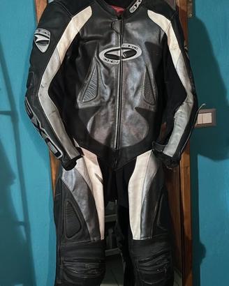 Tuta pelle moto intera taglia 48 modello axo