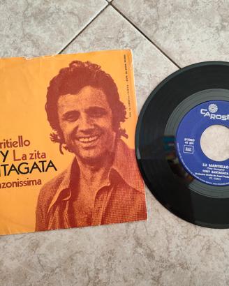 Disco vinile 45 giri funzionante Tony Santagata 