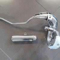 Kit scarico acciaio lucidato gilera derbi aprilia