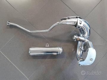 Kit scarico acciaio lucidato gilera derbi aprilia