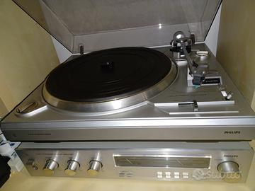 Giradischi e amplificatore Philips
