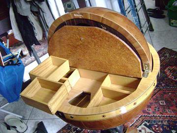 Porta gioie in legno anni 90 originale