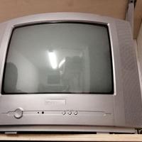 TV color vintage Daewoo con telecomando