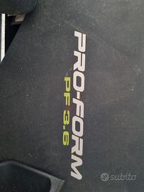tapis roulant usato pro form 3.6 