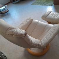 Poltrona in pelle Stressless Ekornes hifi