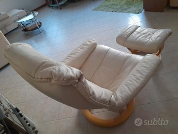 Poltrona in pelle Stressless Ekornes hifi