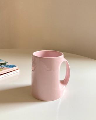 Grande tazza rosa vintage Gabbianelli