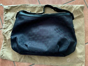 Borsa donna gucci spalla Pelham canvas GG