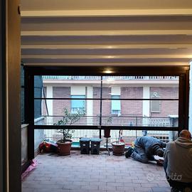 Pergotende e tende ermetiche antipioggia e vento