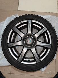 set cerchi e gomme alfa romeo giulietta da 17’