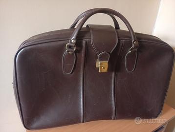 Valigia vintage in cuoio