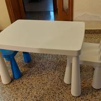 Tavolino con sedie per bambini IKEA