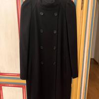 Cappotto doppiopetto donna nero
