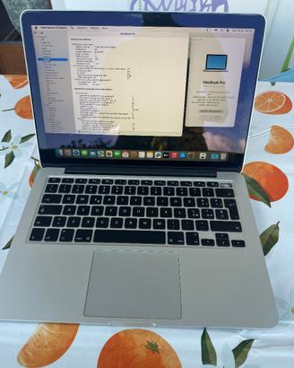 Macbook Pro 13"2015 con i5, 8GB RAM e 128GB SSD