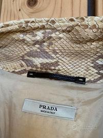Giacca vintage in pitone Prada