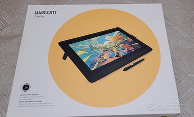 Wacom Cintiq 16 – Tavoletta Grafica con Schermo 