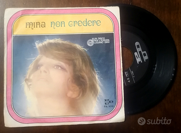 Disco Vinile 45 Giri 7?MINA Non Credere,Dai,Dai Do