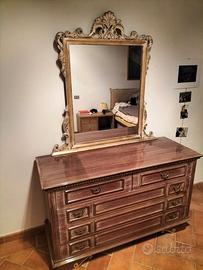 cassettone con specchiera