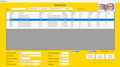 Software Gestionale Database - demo gratuita