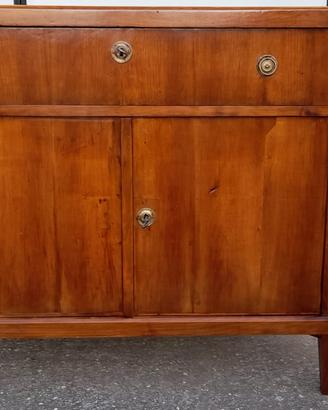 CREDENZA  A DUE PORTE  BIEDERMEIER DELLA META' 800