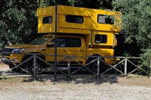 Cella abitativa pick up scarrabile autocostruita