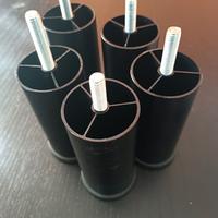 5 piedini cilindrici Ikea Besta