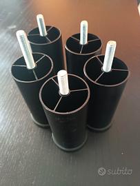 5 piedini cilindrici Ikea Besta