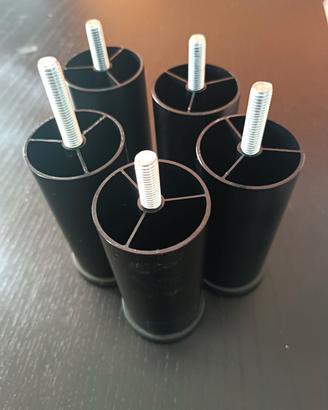 5 piedini cilindrici Ikea Besta